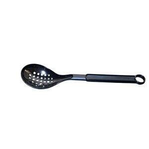 Farberware Slotted Spoon Kitchen Utensil Black Nylon  Heat Resistant Stainer